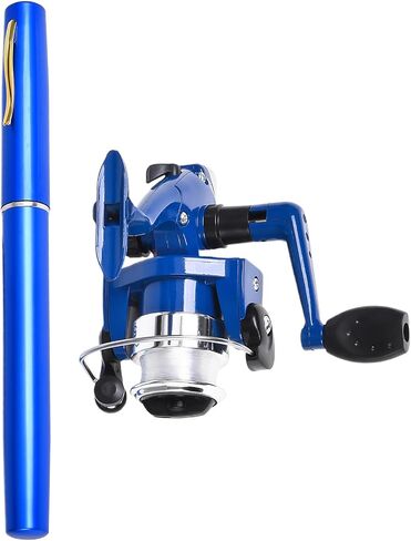 Pocket Fishing Rod,Telescopic Ice Fishing Rod - 39 Inch Pole, Portable Non-Slip Gear for Angler Saltwater Freshwater at Dock Lake Reservoir Pond River in Saudi Arabia