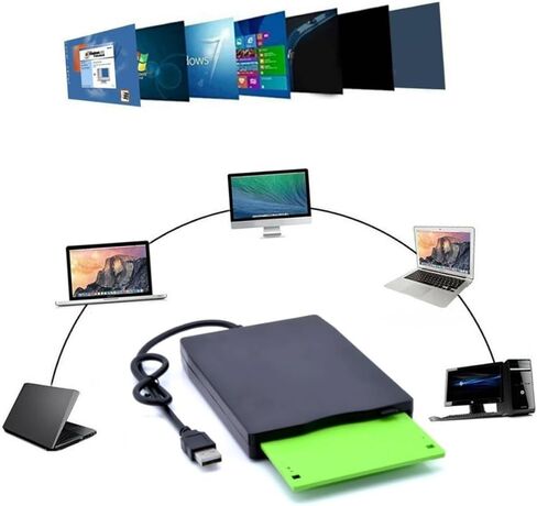 محرك أقراص مرن خارجي USB محمول من TEHAUX لتصميم مدمج بمعدل نقل بيانات مرتفع متوافق مع أنظمة التشغيل للسفر والاستخدام السهل in Saudi Arabia