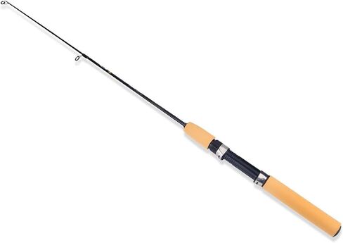 75cm Telescopic Fishing Rod Retractable Glass Fiber Winter Pole Portable Ice Fishing Rod with Magnetic Guide & Anti Slip Handle in Saudi Arabia