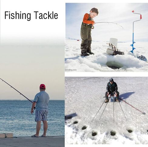75cm Telescopic Fishing Rod Retractable Glass Fiber Winter Pole Portable Ice Fishing Rod with Magnetic Guide & Anti Slip Handle in Saudi Arabia