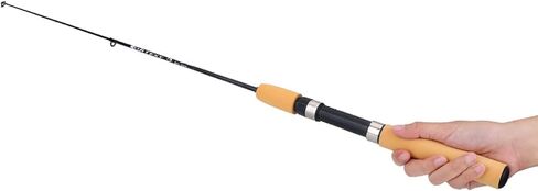 75cm Telescopic Fishing Rod Retractable Glass Fiber Winter Pole Portable Ice Fishing Rod with Magnetic Guide & Anti Slip Handle in Saudi Arabia