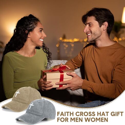 5 pcs Christian Hats Jesus Faith Cross Hat for Men Women Vintage Washed Plain Baseball Cap in Saudi Arabia