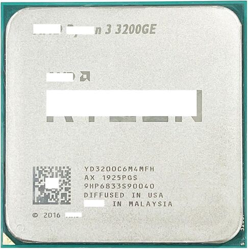AMD Ryzen 3 Pro CPU 3200GE 3.3 جيجا هرتز رباعي النواة 35 وات معالج غير مقفل YD3200C6M4MFH مقبس AM4 (متجدد) in Saudi Arabia