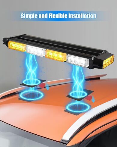 Self-Adhesive Magnetic Mount Pad for Aluminum Cabs, Magnetic Mounting Plate Suitable for Magnetic Light Mounts, for Strobe Beacons Light Bars Spot Lights, 8 Pack in Saudi Arabia