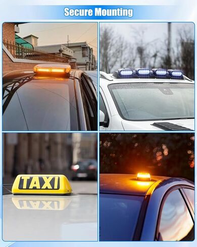 Self-Adhesive Magnetic Mount Pad for Aluminum Cabs, Magnetic Mounting Plate Suitable for Magnetic Light Mounts, for Strobe Beacons Light Bars Spot Lights, 8 Pack in Saudi Arabia