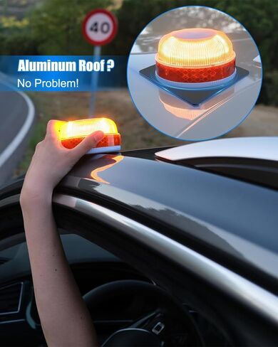 Self-Adhesive Magnetic Mount Pad for Aluminum Cabs, Magnetic Mounting Plate Suitable for Magnetic Light Mounts, for Strobe Beacons Light Bars Spot Lights, 8 Pack in Saudi Arabia