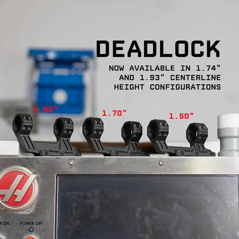 Monstrum Deadlock Series High Profile Scope Mount | 1.70 inch Center Height in Saudi Arabia