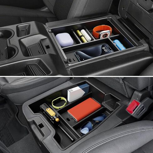 Center Console Organizer for 23-25 Chevy Silverado & GMC Sierra 1500, Refreshed 22-25 Silverado/Sierra 1500 Models, 24-25 Silverado/Sierra 2500HD 3500HD(Full Console w/Bucket Seats ONLY) in Saudi Arabia