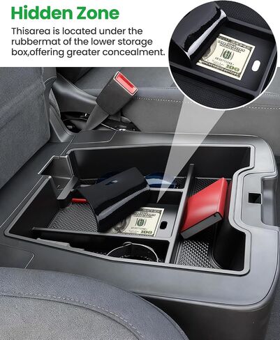 Center Console Organizer for 23-25 Chevy Silverado & GMC Sierra 1500, Refreshed 22-25 Silverado/Sierra 1500 Models, 24-25 Silverado/Sierra 2500HD 3500HD(Full Console w/Bucket Seats ONLY) in Saudi Arabia