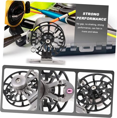 Professional Ice Fishing Rod Reel Durable Full Metal Construction Lightweight Compact Design Low Resistance Spool Comfortable Handle for Ice Fishing Accessories in Saudi Arabia