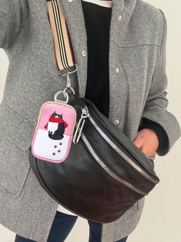 COOKOOKY 2 Pack Hand Sanitizer Spray Case Compatible with Touchland, Hand Sanitizer Holder, Mini Zippered Pouch, Small Makeup Bag for Women Friends Girls Gifts Idea in Kuwait