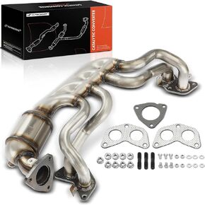 A-Premium Exhaust Manifold Catalytic Converter Kit Direct-Fit Compatible with Subaru Models - Crosstrek, Forester, Impreza, Legacy, Outback, XV Crosstrek - 2.0L 2.5L - EPA Compliant, Replace# 16689
