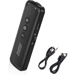 SZMDLX Bluetooth Transmitter Receiver for tv, Bluetooth 5.0 Transmitter 3 in 1, Portable Wireless Adapter, Bluetooth Audio Adapter with 3.5mm AUX Stereo Output, TV, car, Home Stereo System