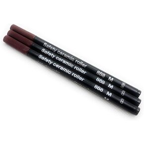 SCHMIDT 3 Pack 888 Black Medium Rollerball Refill