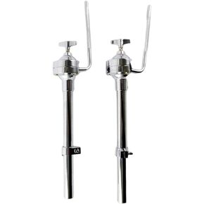 Metal Tom Drum Holder Mount Stable Sturdy for Tom Drum Instrument DIY Replaces Parts, Double Tom Holder