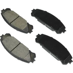 BOSCH BE1324H Blue Ceramic Disc Brake Pad Set With Hardware - Compatible With Select Lexus NX200t, NX300h, RX350, RX450h; Toyota Highlander, Sienna; FRONT
