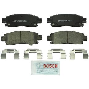 BOSCH BC883 QuietCast Premium Ceramic Disc Brake Pad Set - Compatible With Select Buick Enclave, Rainier; Cadillac XTS; Chevrolet SSR, Trailblazer, Traverse; GMC Acadia, Envoy; Oldsmobile; Saab; REAR