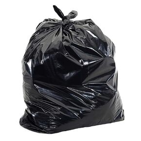 Ultrasac 60 Gallon 4 MIL Black Trash Bags - 38" x 58" - Pack of 15 - For Contractor, Industrial, Healthcare, & Municipal