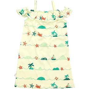Babysoy Ruffle Shoulder Dress