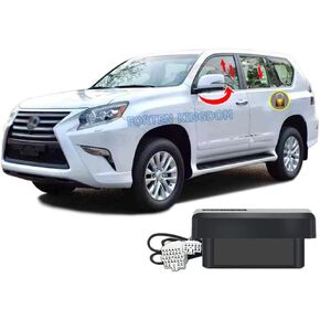 Forten Kingdom Obd Plug سيارة السيارات نافذة إغلاق مرآة الرؤية الخلفية المفتوحة أضعاف تتكشف وقفل سرعة الباب فتح عدة وحدة لكزس GX 460 GX460 2023 2024 سنة