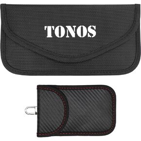 TONOS Faraday Bags for Phones - Faraday Key Fob Protector Case, RFID Blocking Faraday Pouch, Security Material Faraday Bag, WiFi/GSM/LTE/NFC Signal Shielding