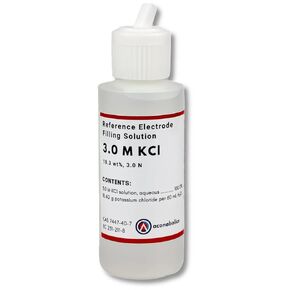 3.0 M KCl Reference Electrode Filling/Storage Solution (60 mL, 2 oz.) for pH and ORP Electrodes