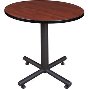 Regency Kobe 30-Inch Round Breakroom Table, Grey
