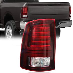 Left Tail Lights Assembly for 2013-2022 Dodge Ram 1500 & 2013-2018 Ram 2500 and 2014-2018 Ram 3500 with bulbs Replace#68093081AC, CH2800202（Driver Side）