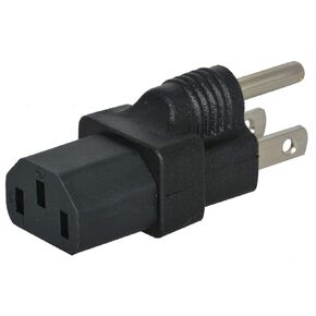 Jameco Valuepro YL-1212 IEC C13 to Nema 5-15P Plug Adapter (Pack of 2)