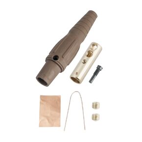 Marinco Power Products CLS20FB-F CLS 16 Series Inline Single Pin Connector (400A/ 600V) #2-2/0 AWG Female - Brown (F)