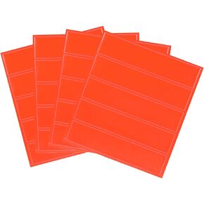 PATIKIL Reflective Stickers, 20 Pack 1 x 4.5" Waterproof Adhesive High Visibility Night Caution Warning Safety Tape Strips for Backpacks Bikes Helmets, Green