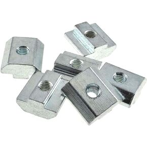 30pcs 2020 Series Sliding T Nuts Metric M3 Thread Slide in Hammer Head T-Nut for Standard 6mm T-Slot Aluminum Extrusion Profile （2020 Series M3）
