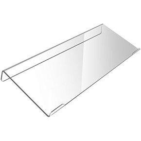 Computer Tilted Keyboard Holder, Clear Acrylic Premium Stand-PC Keyboard Stand, Universal Elevated Stand for Easy Ergonomic Typing, Computer Gaming and Working at Home and Office