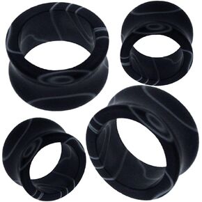 Flesh tunnel ear gauge ear plug Available size 6g (4mm) to (35mm) Please Choose Size and Color (1 Pair ONLY)