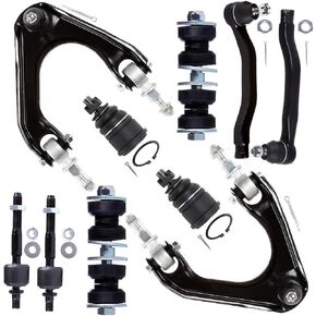 SCITOO 10-PC SET Suspension Kit for 1990-1993 For Honda for Accord - Upper Control Arm Inner Tie Rod End Outer Tie Rod End Sway Bar End Link Lower Ball Joint