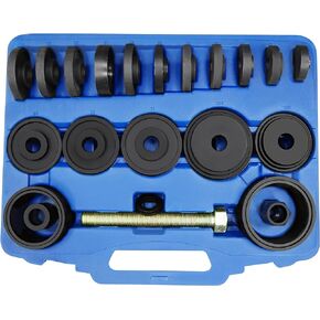 Astro Tools 78825 XL Grade 8 Drive Bolt 25-Piece Master Front Wheel Drive Bearing Puller Removal & Installer Adapter Kit