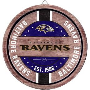 FOCO NFL Team Logo Wooden Barrel Sign