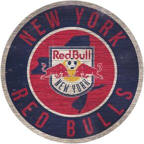 MLS Wooden Sign by Fan Creations- 12" Round Wall Decor- Show Your Soccer’s Spirit and Decorate Your Major League Soccer Fandom- Officially Licensed