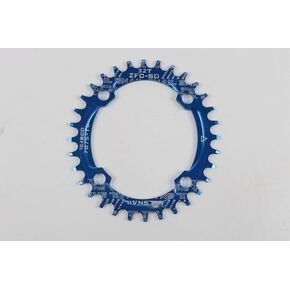 Meteorolite Round Oval Narrow Wide MTB Chainring 104BCD 32/34/36/38/40/42T Single Bike Chainring for 6/7/8/9/10/11/12-Speed