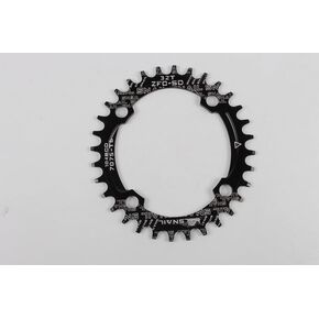 سلسلة دراجة نيزك دائرية بيضاوية ضيقة واسعة MTB 104BCD 32/34/36/38/40/42T سلسلة دراجة واحدة لسرعة 6/7/8/9/10/11/12