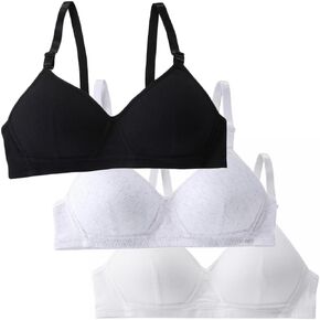 Teen Girls Adjustable Training Bra Seamless Sports Bra Wireless Breathe Bra