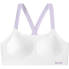 SALIA GIRL Seamless Crossback Traning Bra for Tween & Teen Ultra Soft Light Sport Bras
