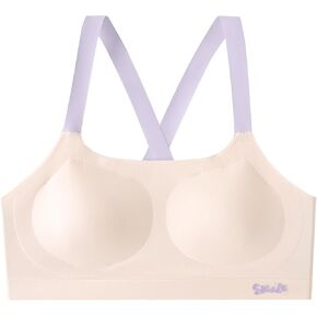 SALIA GIRL Seamless Crossback Traning Bra for Tween & Teen Ultra Soft Light Sport Bras