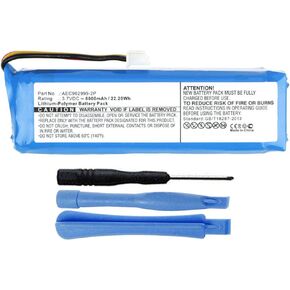 MPF Products 6000mAh AEC982999-2P Battery Replacement Compatible with JBL Charge Portable Bluetooth Speaker