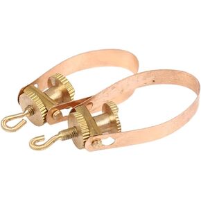 ARTIBETTER 2pcs Professional Adjustable Multifunctional Erhu Qianjin Parts Copper Erhu Metal Qianjin Adjusters Erhu Adjustment Tools (Golden)