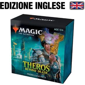 Magic The Gathering: Theros Beyond Death Prerelease Pack (Pre-Pelease Promo + 6 Boosters + d20 Spindown Counter) Kit