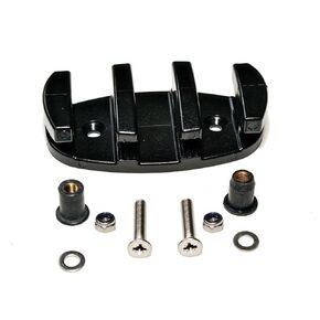 Zig Zag Cleat with Marine Grade Stainless Steel Fixings & Well Nuts