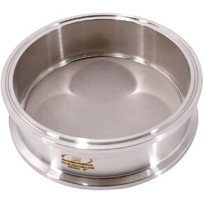 HFS(R) 6 inch Tri Clamp Filter Plate with 1 Micron Screen Filter Stainless Steel 304 (6 inch, 1 micron)
