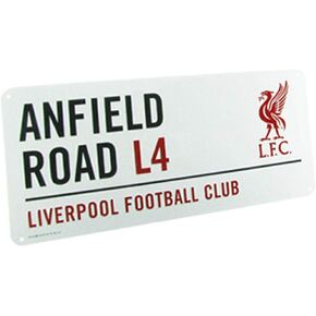 Liverpool Anfield Street Sign in Kuwait