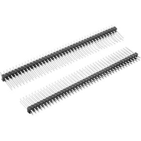 uxcell 5Pcs 2.54mm Pitch 40-Pin 13mm Length Double Row Straight Connector Pin Header Strip for Prototype Shield in Saudi Arabia
